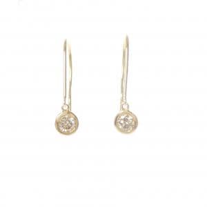 K18YG ダイヤモンド ピアス 0.24CT