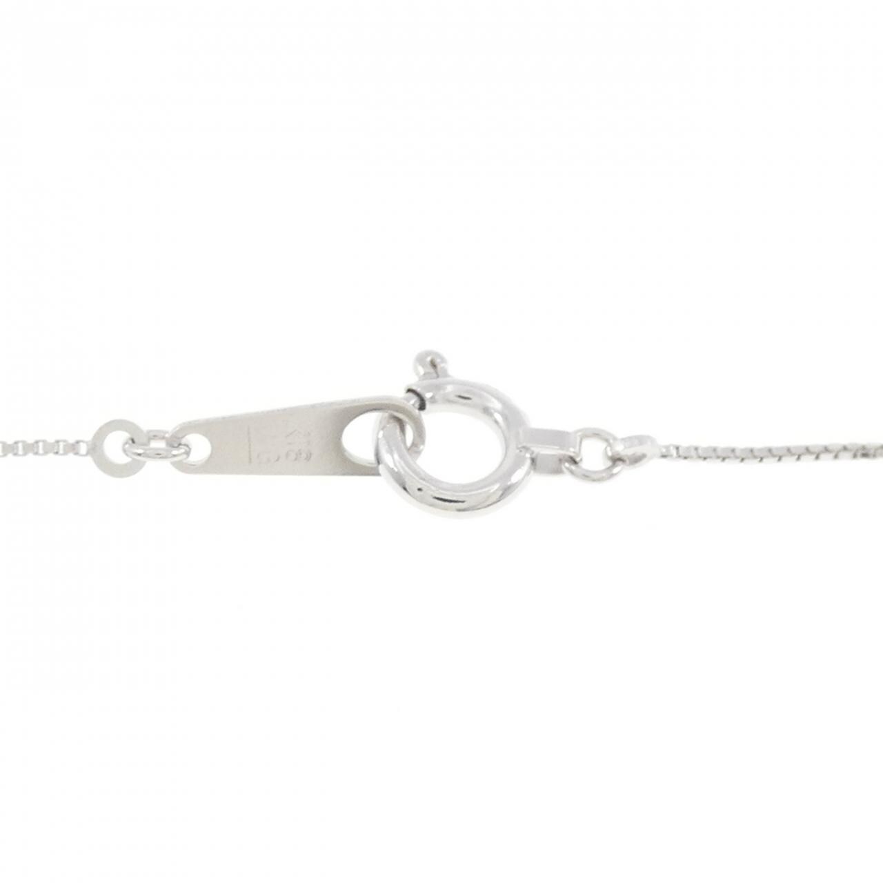 K18WG ダイヤモンド ネックレス 0.07CT