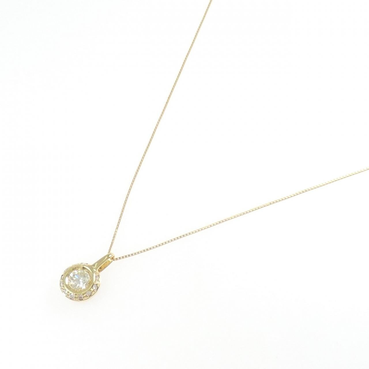 K18YG ダイヤモンド ネックレス 0.380CT