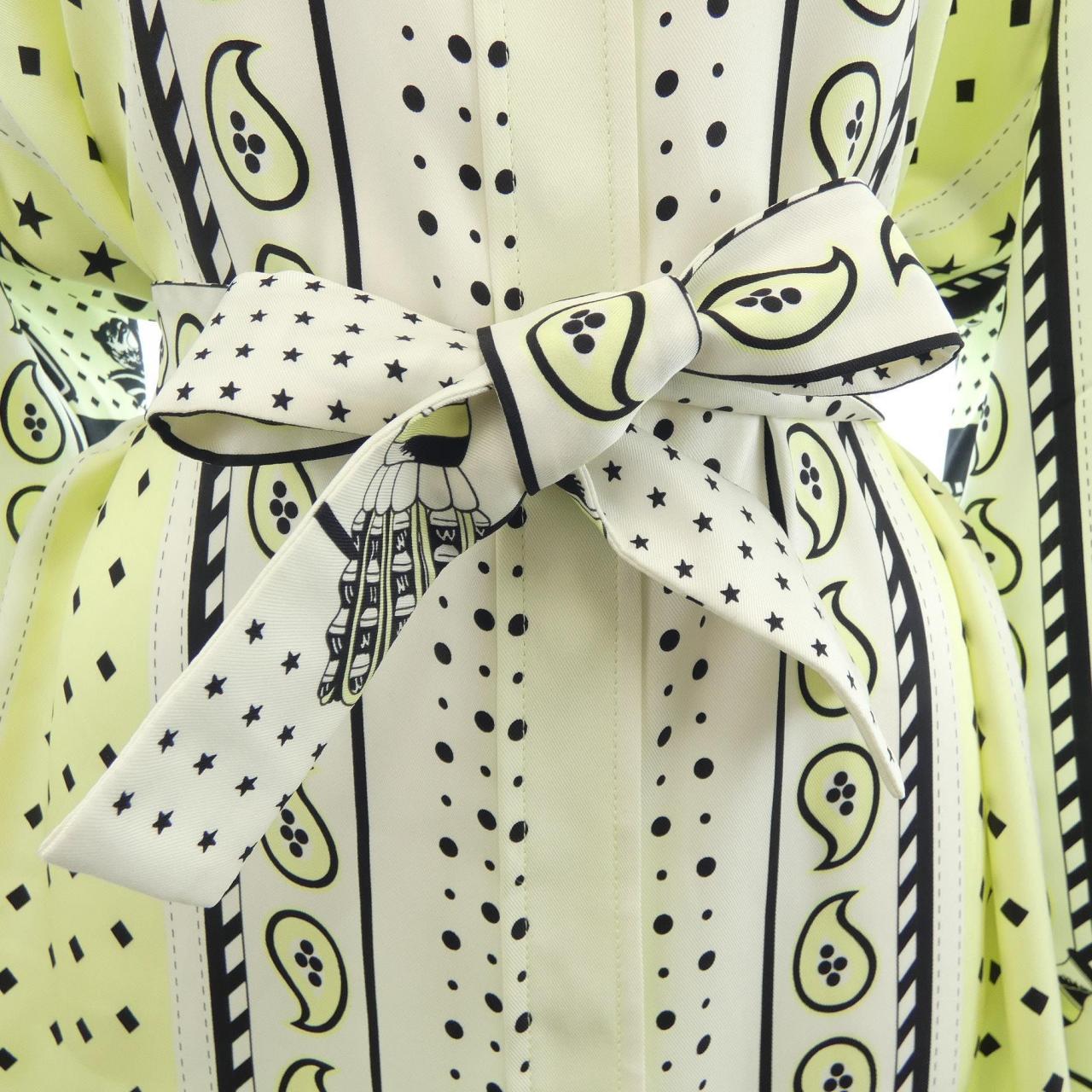 エルメス HERMES HARNAIS DE COUR 2H0522DU ツイルレーヌ ワンピース