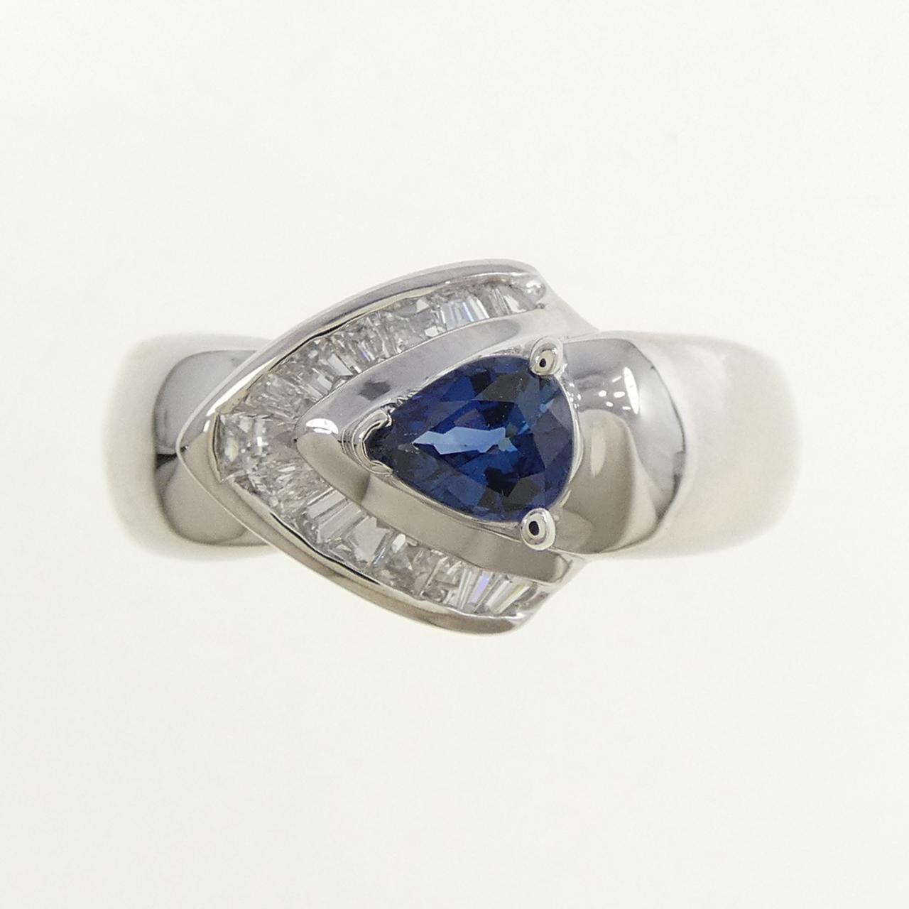 PT900 サファイヤ リング 0.44CT
