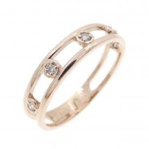 K10PG ダイヤモンド リング 0.05CT