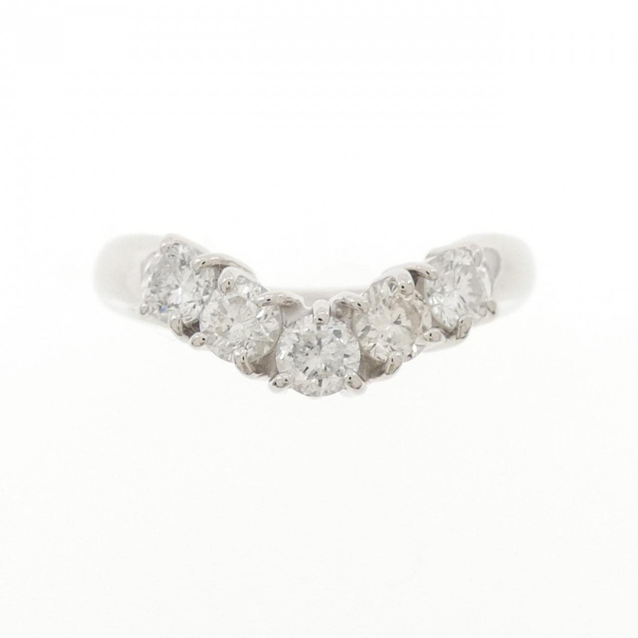 PT850钻石戒指，0.75克拉