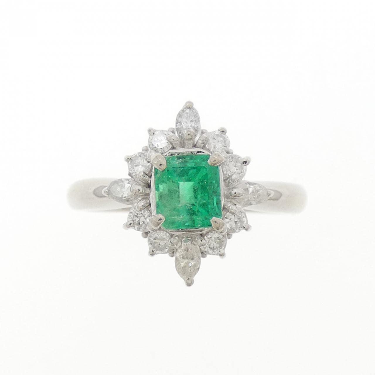 PT900 エメラルド リング 0.52CT