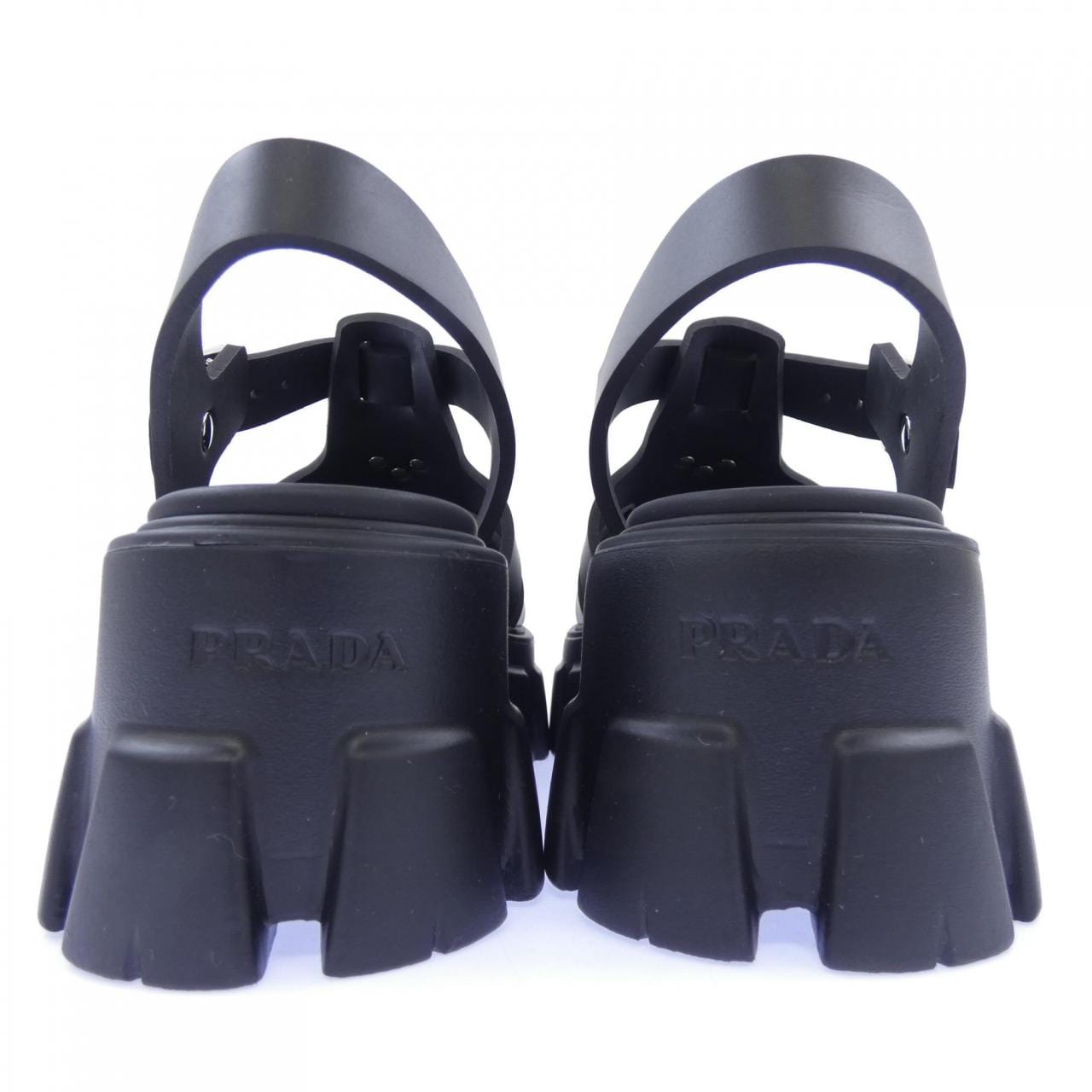 プラダ PRADA トライアングルロゴ モノリス 1X853M フォームラバー サンダル