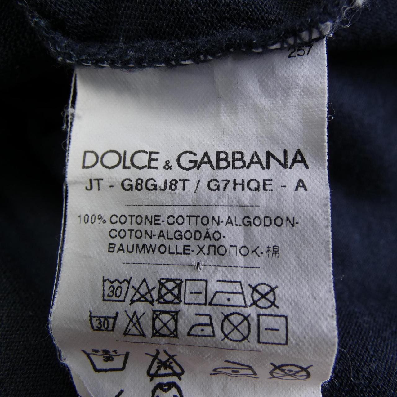 ドルチェアンドガッバーナ DOLCE&GABBANA G8GJ8T/G7HQE Tシャツ