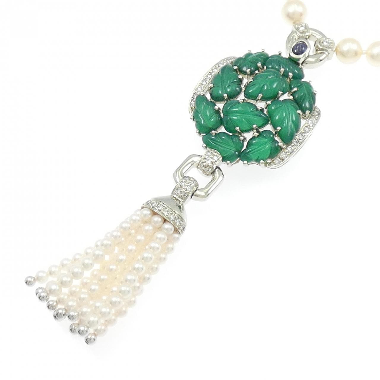 【ヴィンテージ】カルティエ カルセドニー ネックレス