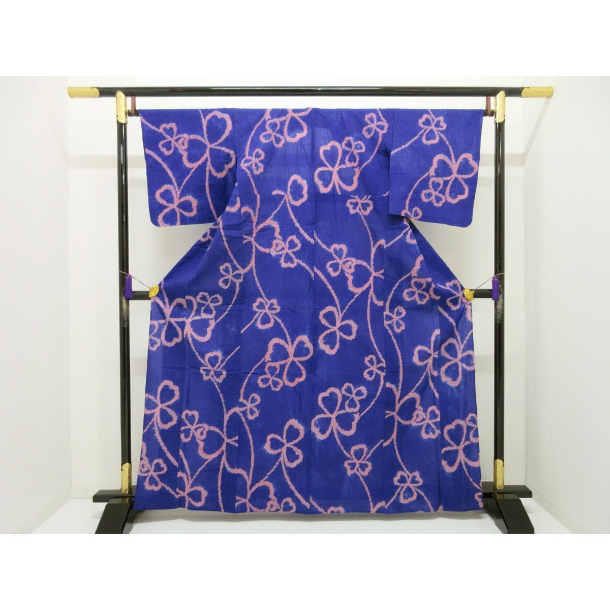 女ゆかた　絞り加工