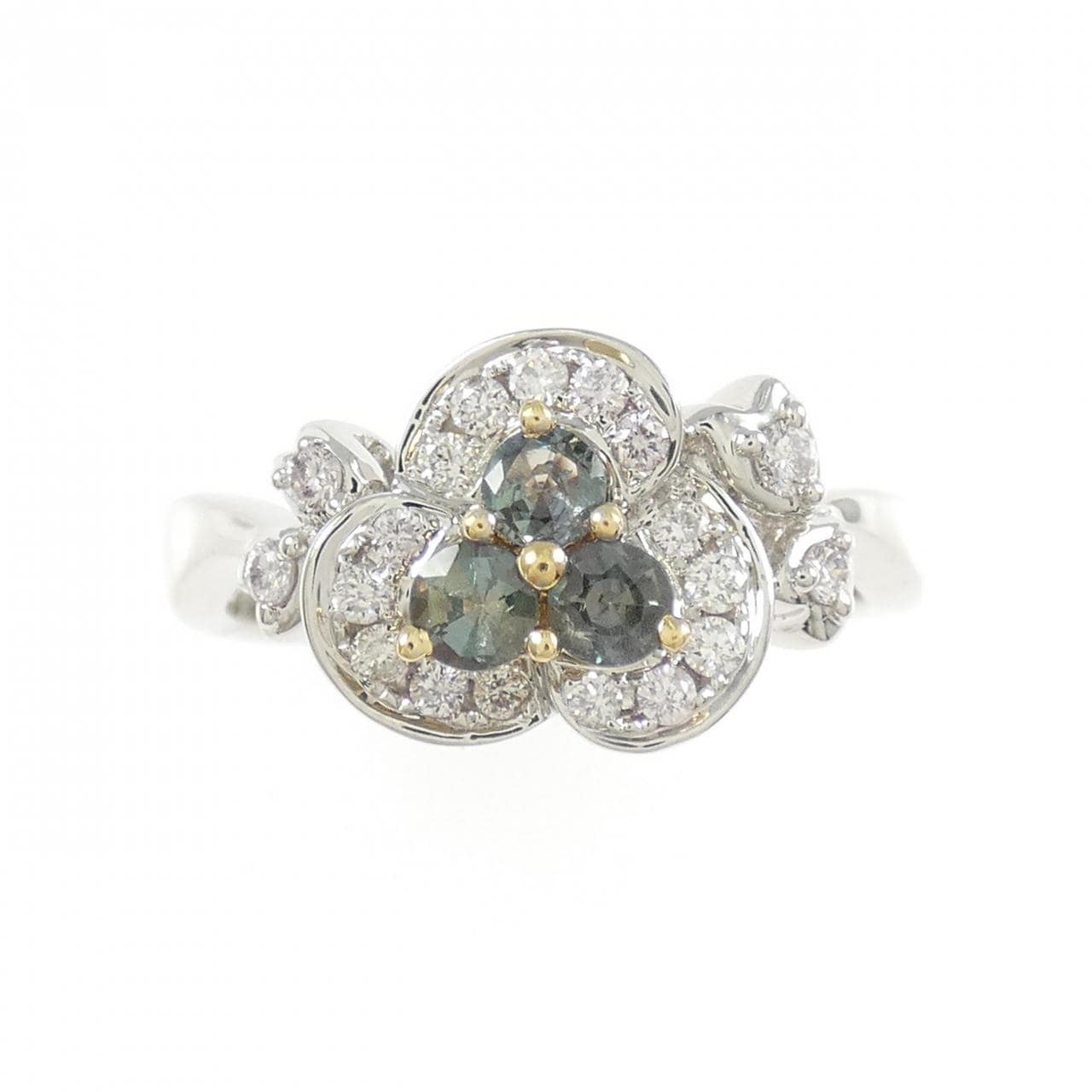 K18WG/K18YG Alexandrite Ring 0.29CT