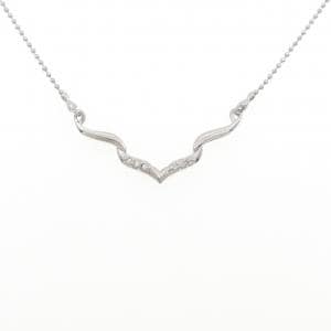 PT900/PT850 ダイヤモンド ネックレス 0.06CT