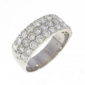 PT900 パヴェ ダイヤモンド リング 2.00CT