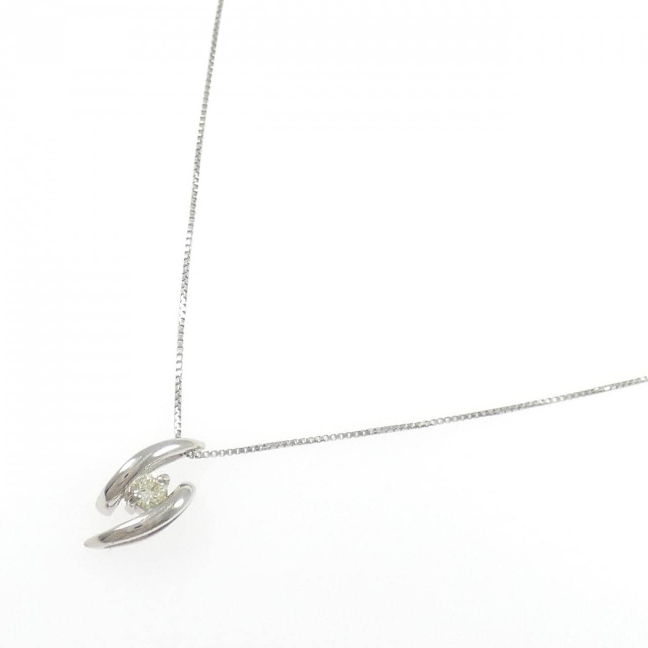 PT900/PT850 ダイヤモンド ネックレス 0.08CT