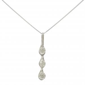 K18WG ダイヤモンド ネックレス 2.06CT