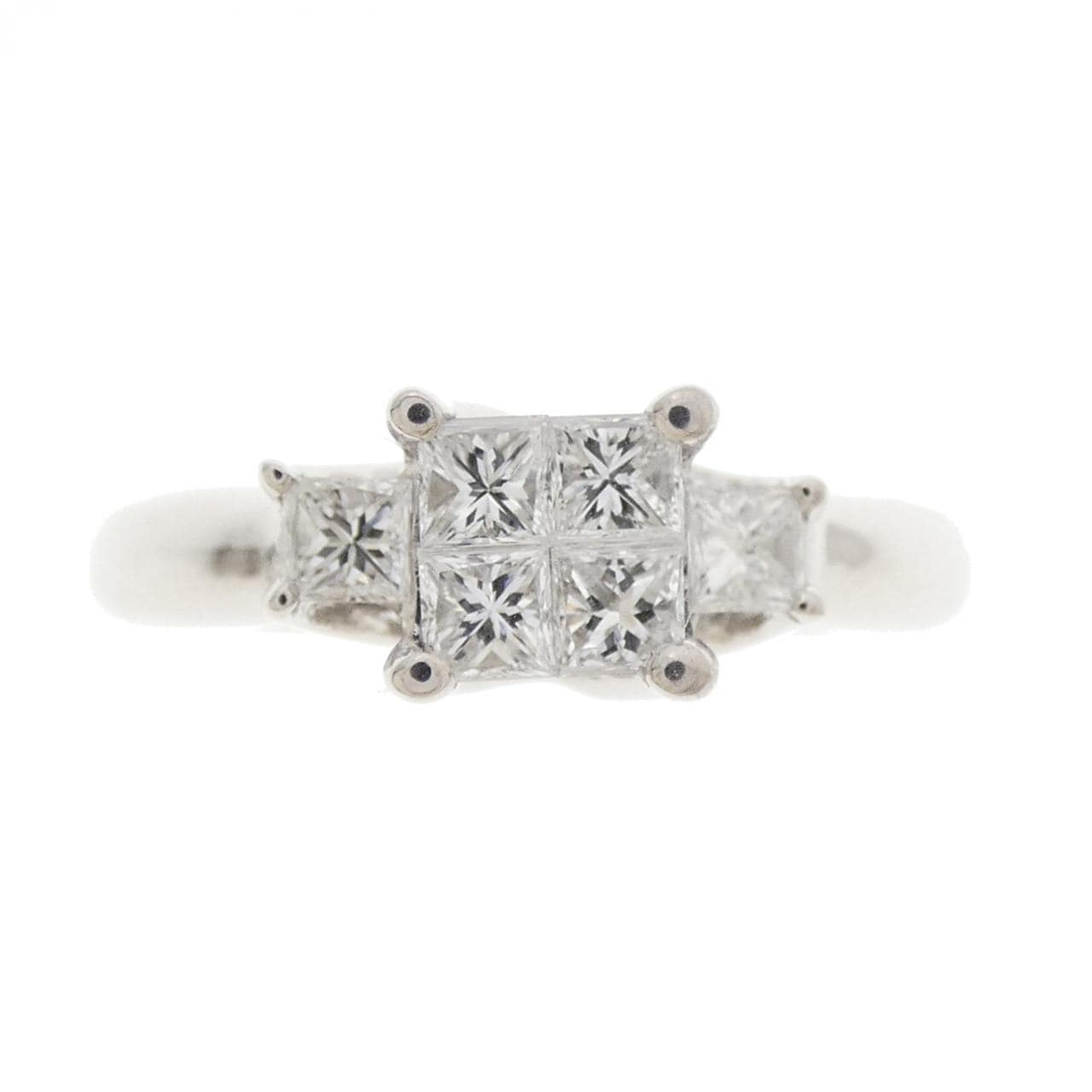 K18WG ダイヤモンド リング 0.52CT
