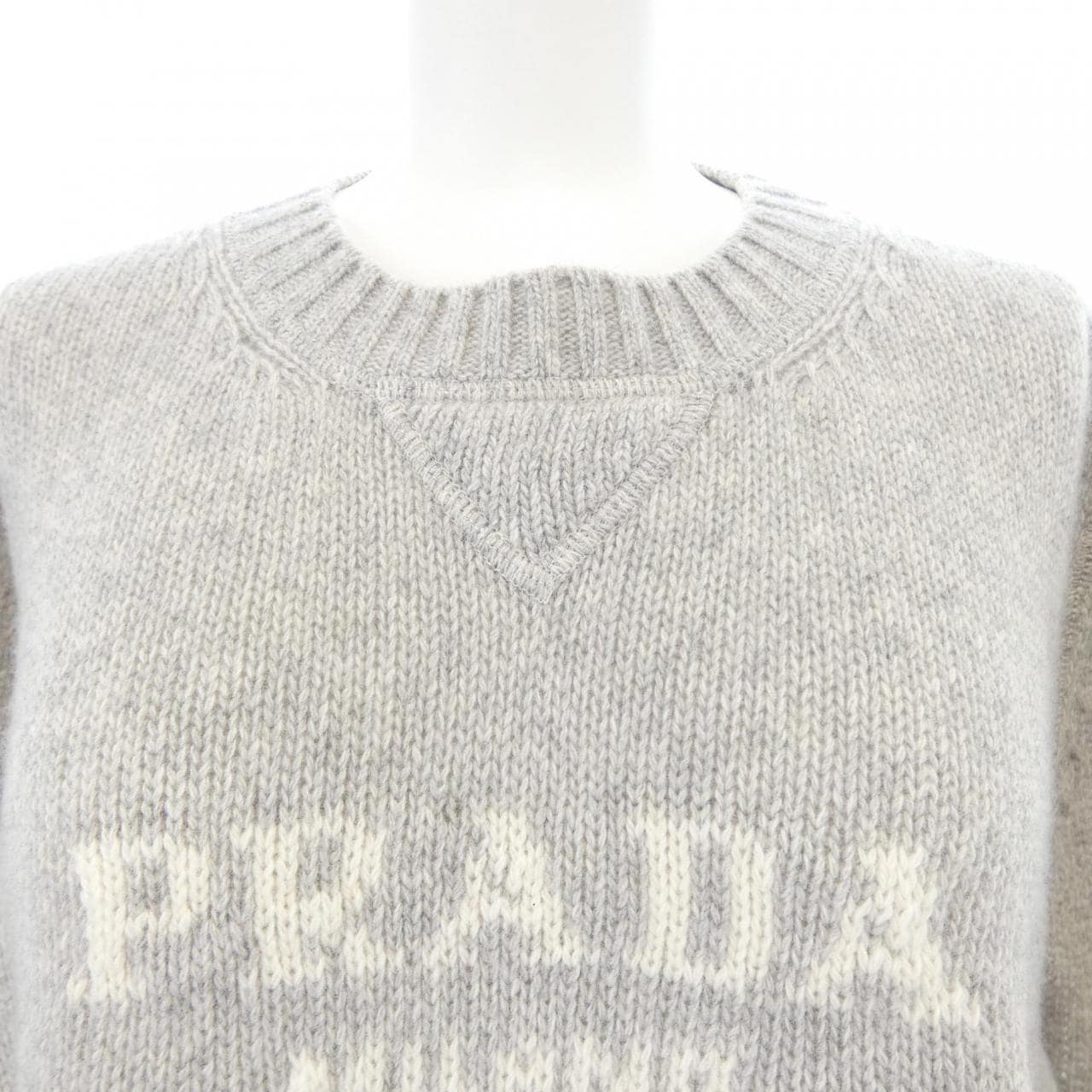 プラダ PRADA インターシャロゴ P24U1T S231 1YMW ニット
