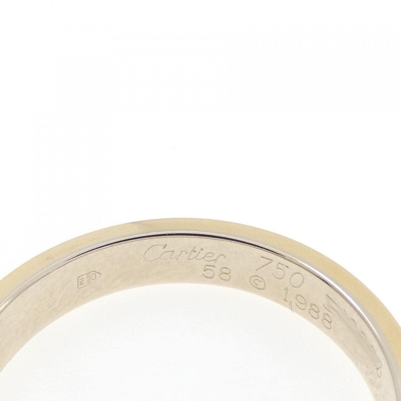 カルティエ スリーゴールドウェディング リング