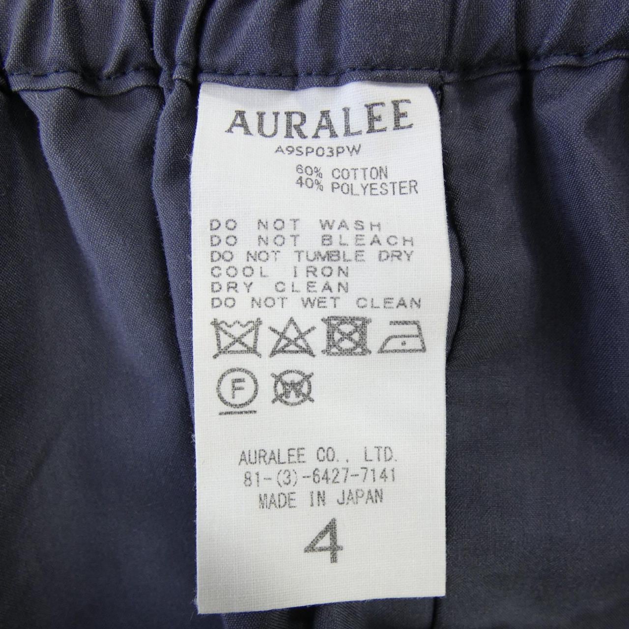 オーラリー AURALEE A9SP03PW ショートパンツ