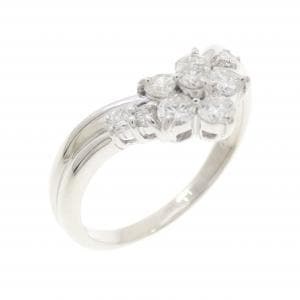 K18WG ダイヤモンド リング 0.50CT