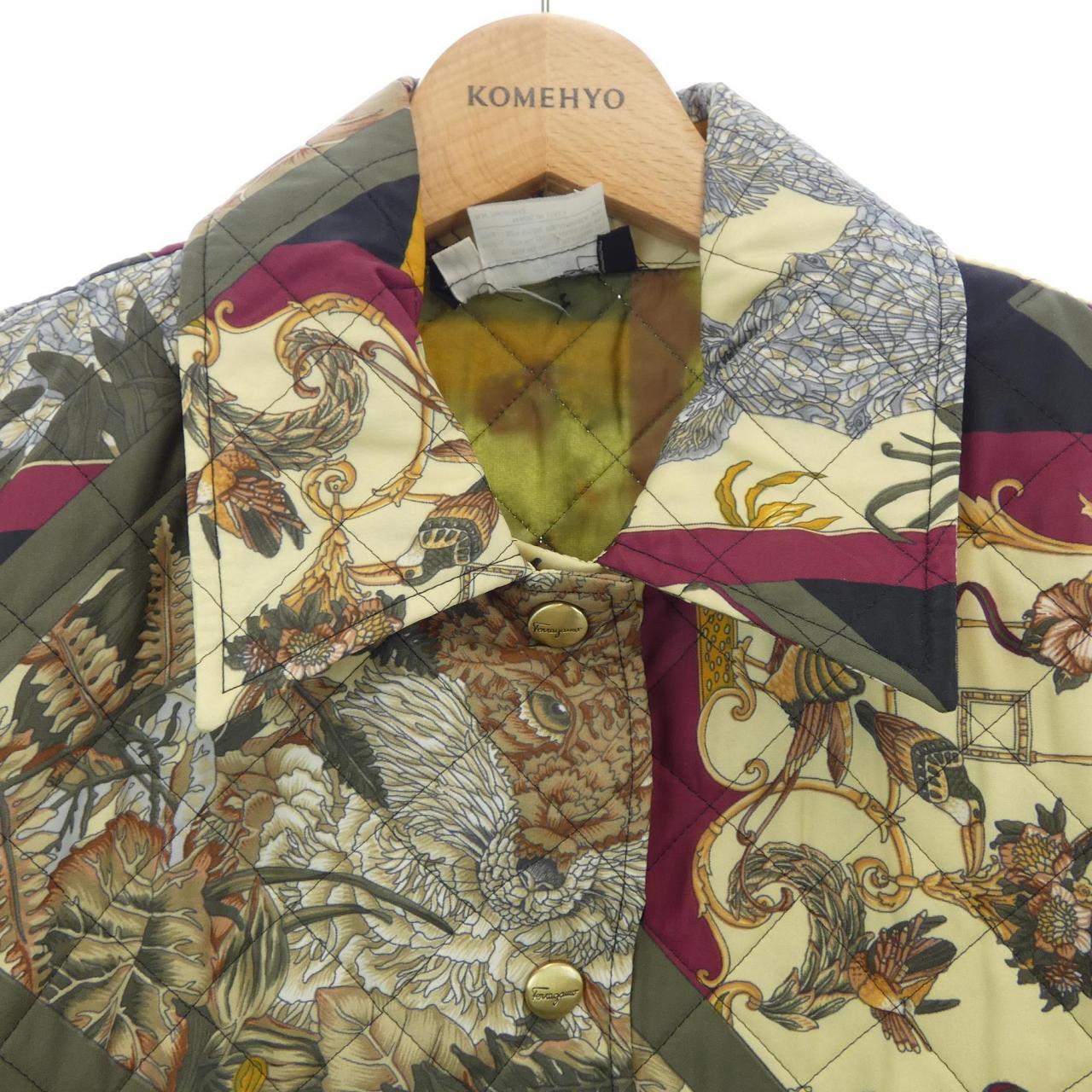 【ヴィンテージ】サルヴァトーレフェラガモ SALVATORE FERRAGAMO 136180843 コート