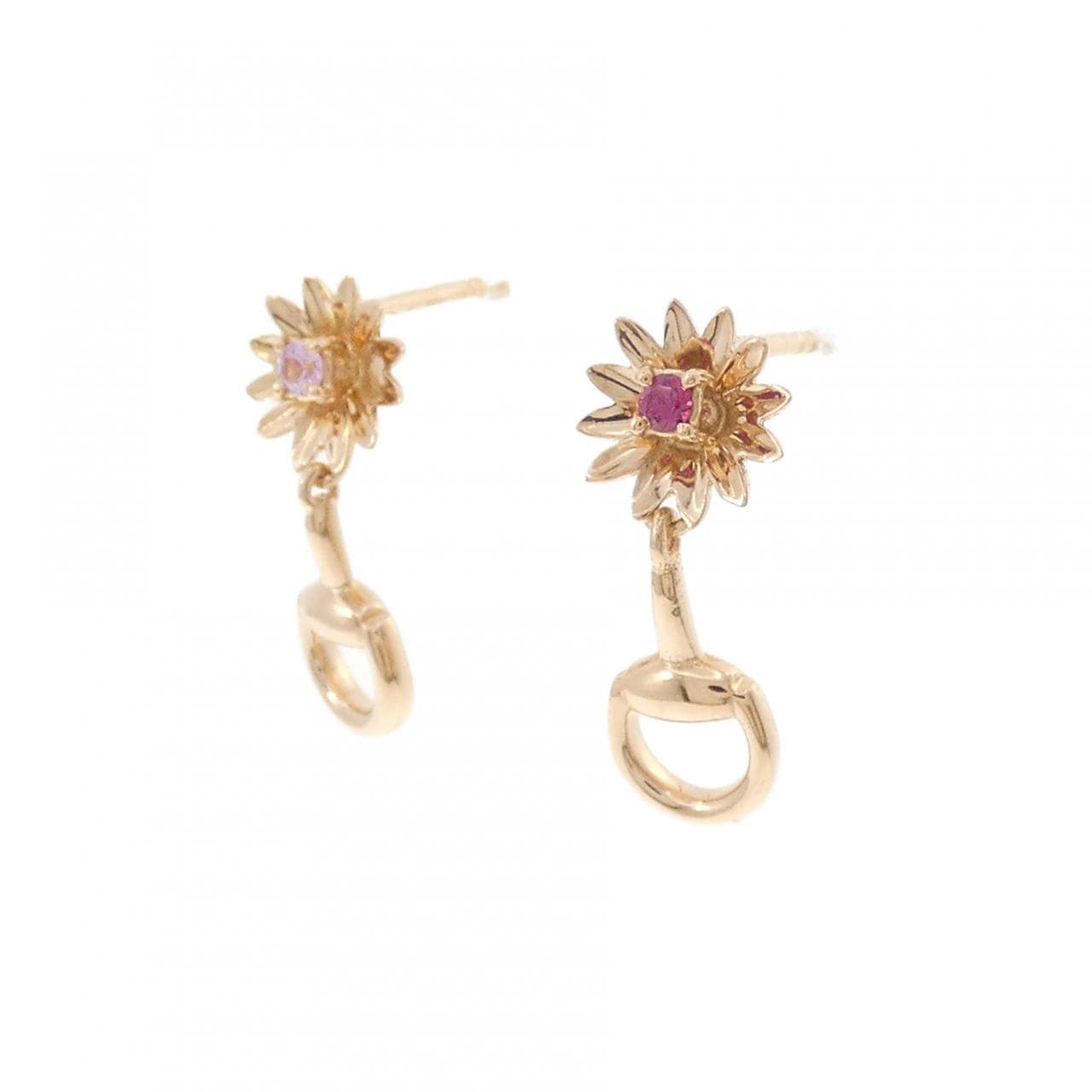 グッチ ルビー ピアス