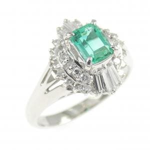 PT900 エメラルド リング 0.41CT