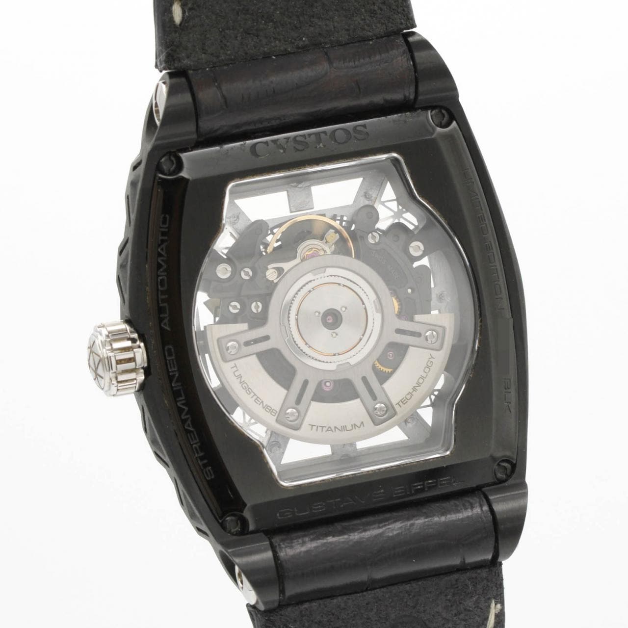 【ノーメンテナンス還元価格】クストス チャレンジギュスターヴエッフェル PVD LIMITED CVT-EIFFEL-CPTT BST SS 自動巻