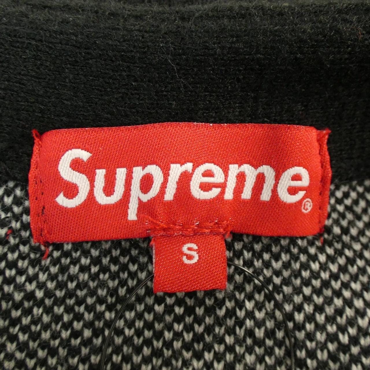 シュプリーム SUPREME BRUSHED CHECKER BOARD カーディガン