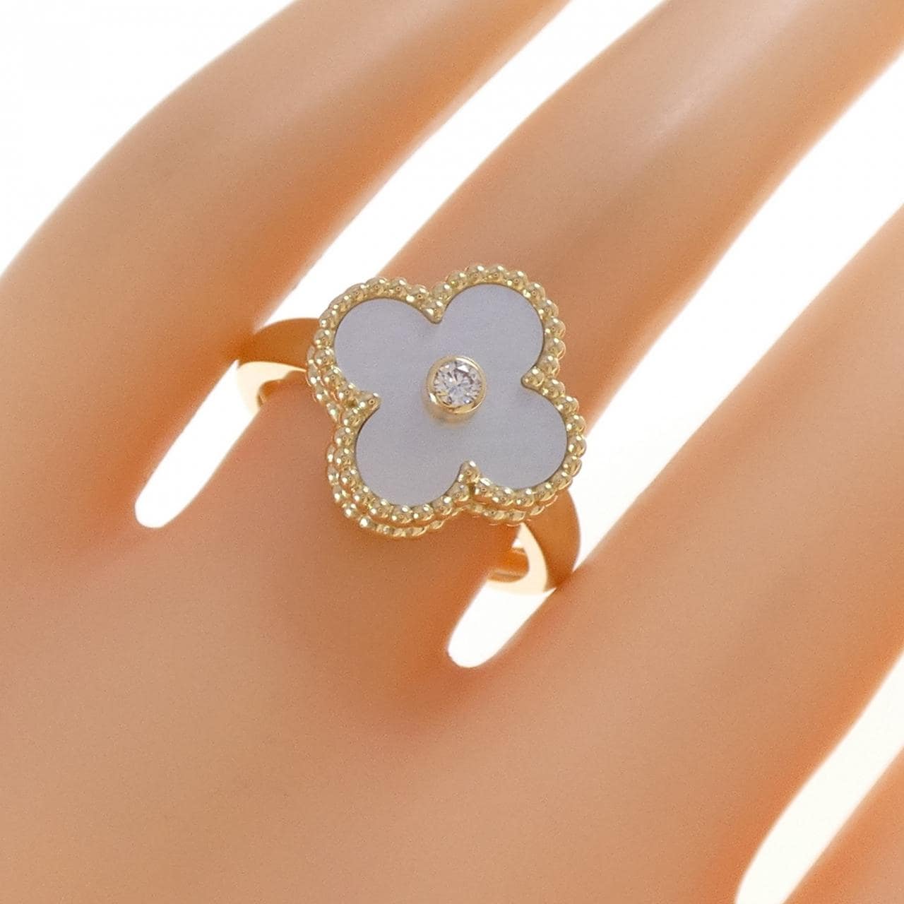 ヴァンクリーフ&アーペル ヴィンテージアルハンブラ リング