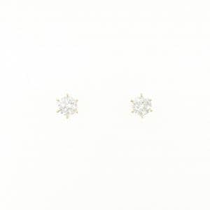[BRAND NEW] K18YG Diamond Earrings 0.218CT 0.216CT F SI2 VG