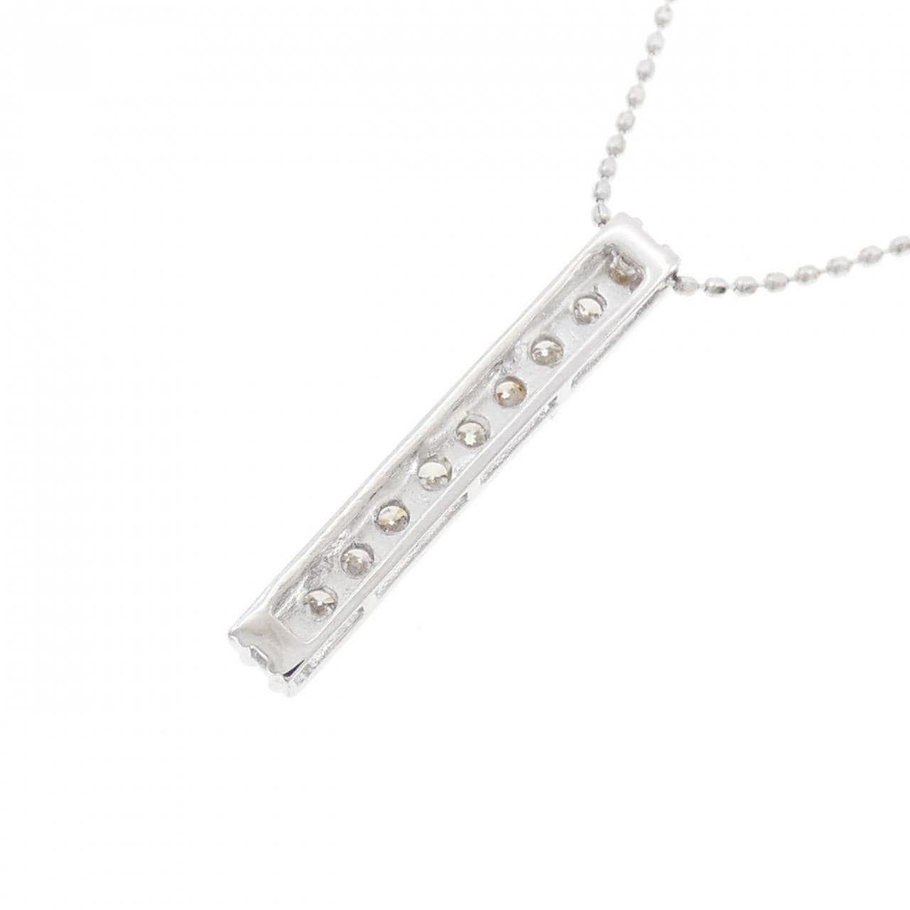 K18WG ダイヤモンド ネックレス 0.30CT