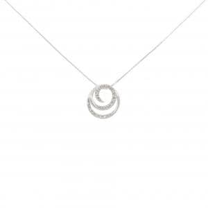 K18WG ダイヤモンド ネックレス 0.07CT