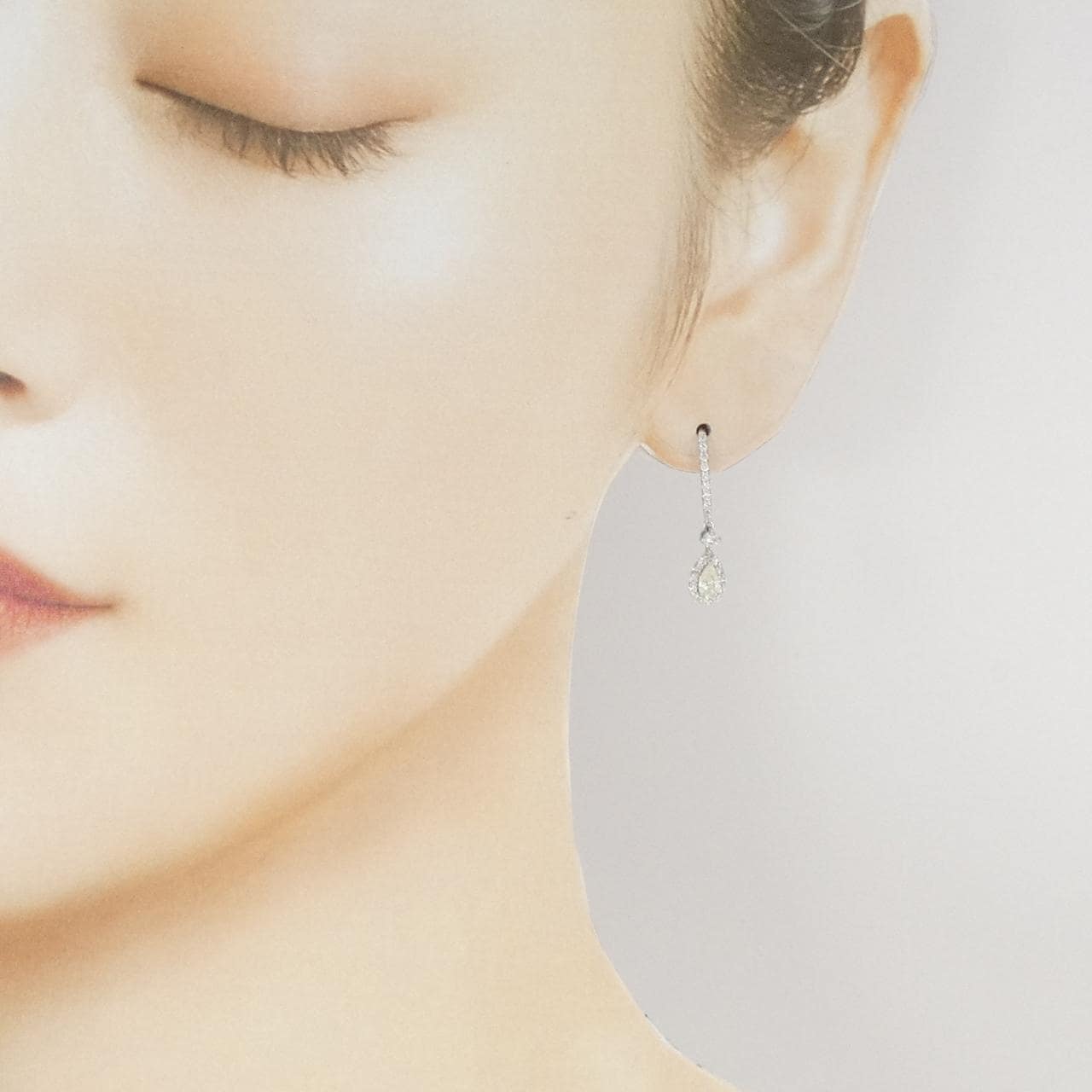 【新品】PT950 ダイヤモンド ピアス 0.60CT