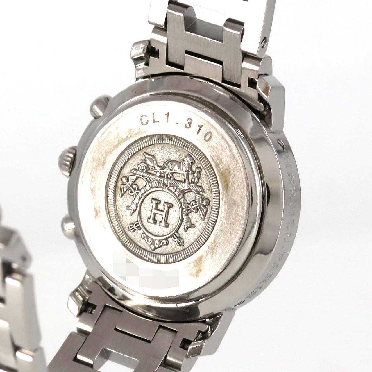 【ノーメンテナンス還元価格】エルメス クリッパークロノグラフ CL1.310 SS クォーツ