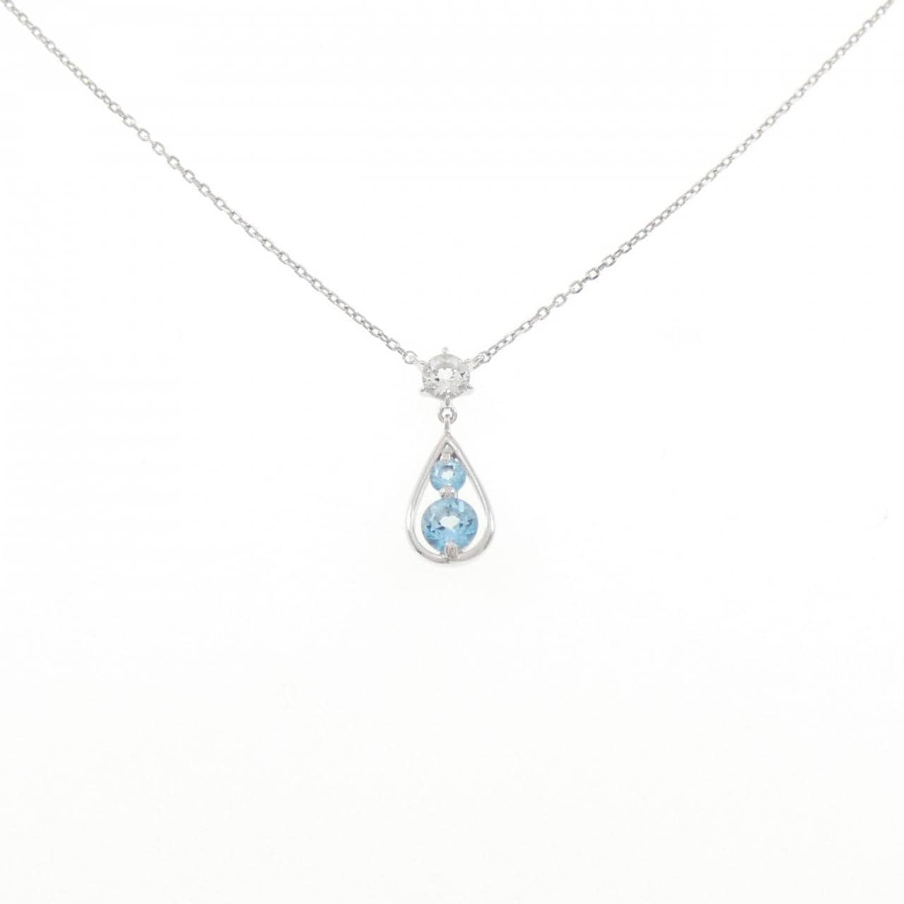 スタージュエリー ホワイトトパーズ ネックレス