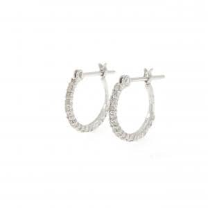 K18WG ダイヤモンド ピアス 0.20CT