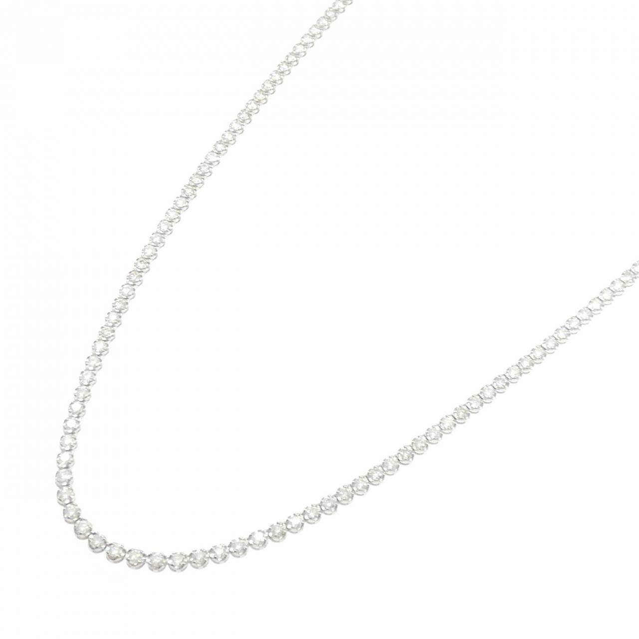 PT900 ダイヤモンド ネックレス 10.01CT