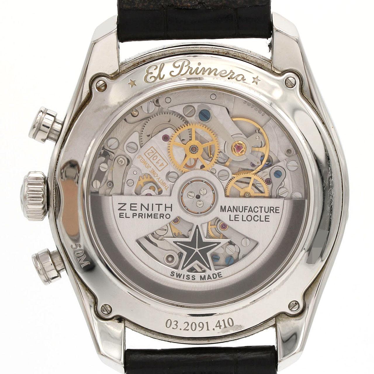 【ノーメンテナンス還元価格】ゼニス エルプリメロ410 03.2091.410/01.C494 SS 自動巻