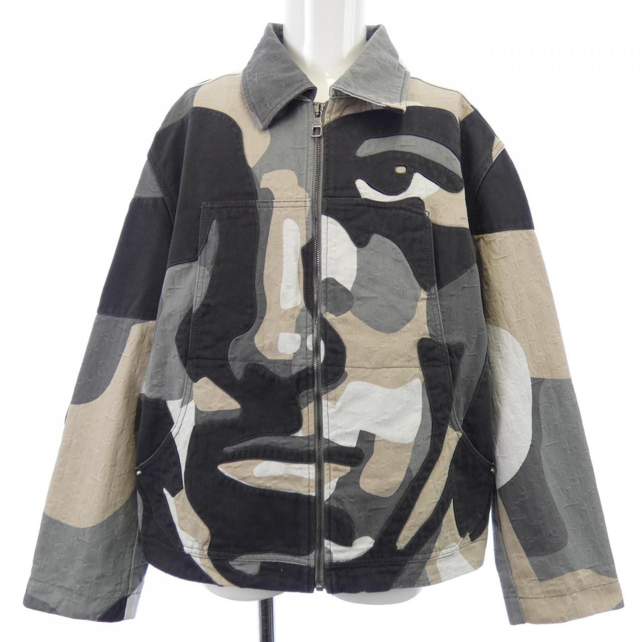 ルイヴィトン LOUIS VUITTON メイド トゥ オーダーパッチワークポートレートデニムジャケット HPA87WCKL ブルゾン