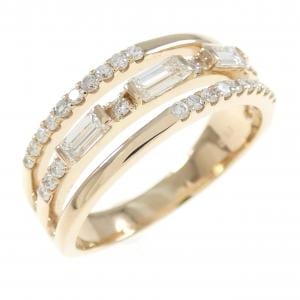 K18PG ダイヤモンド リング 0.53CT