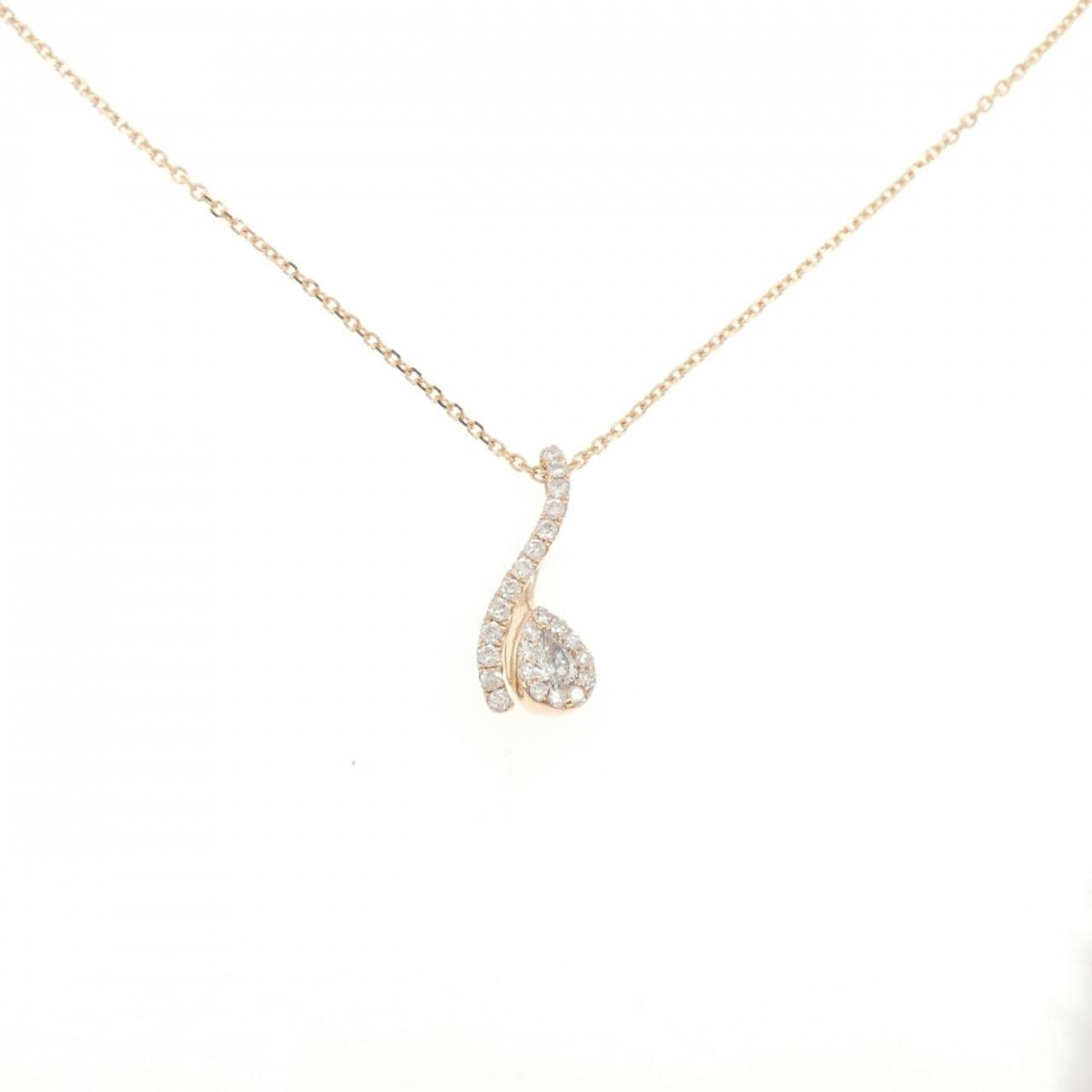 K18PG ダイヤモンド ネックレス 0.50CT