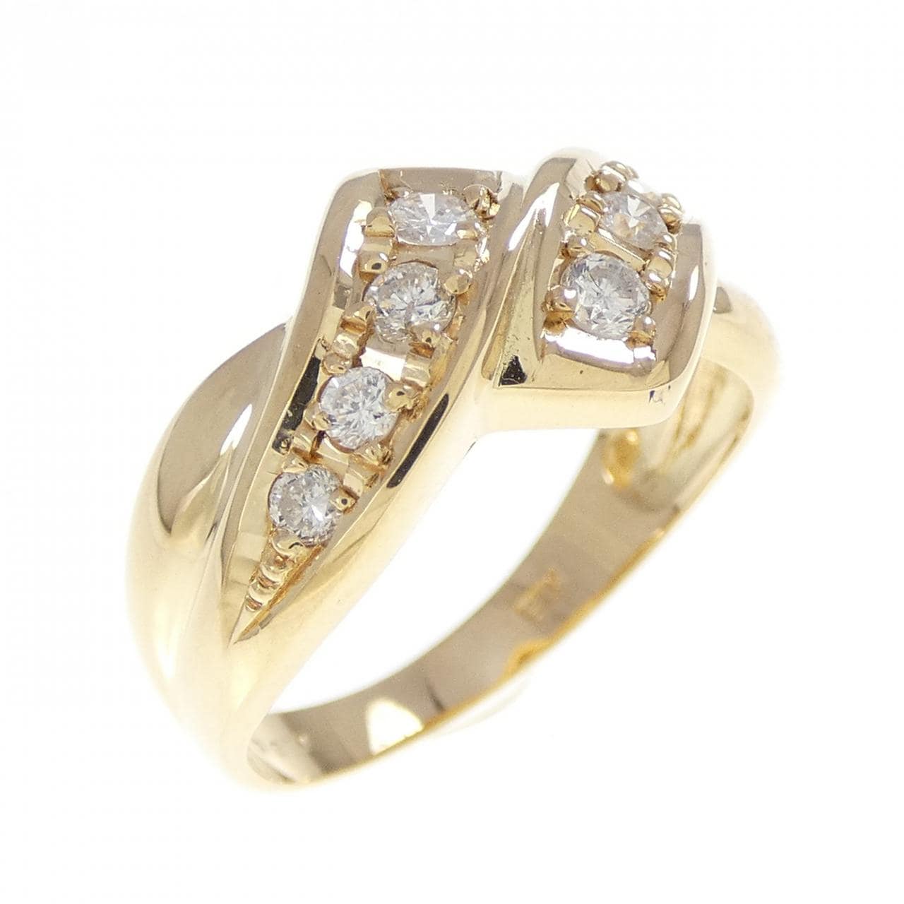 K18YG ダイヤモンド リング 0.30CT