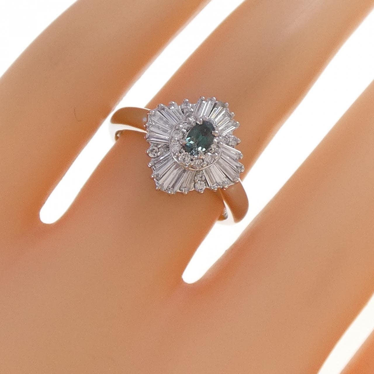 PT900 アレキサンドライト リング 0.16CT