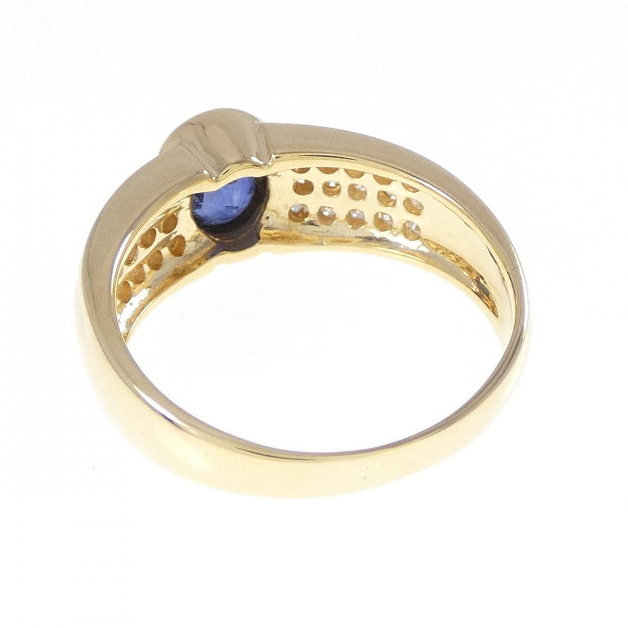 K18YG サファイヤ リング