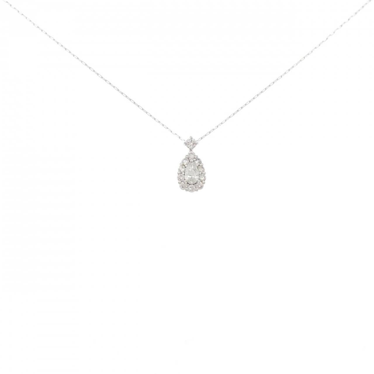 【新品】PT900/PT850 ダイヤモンド ネックレス 0.18CT