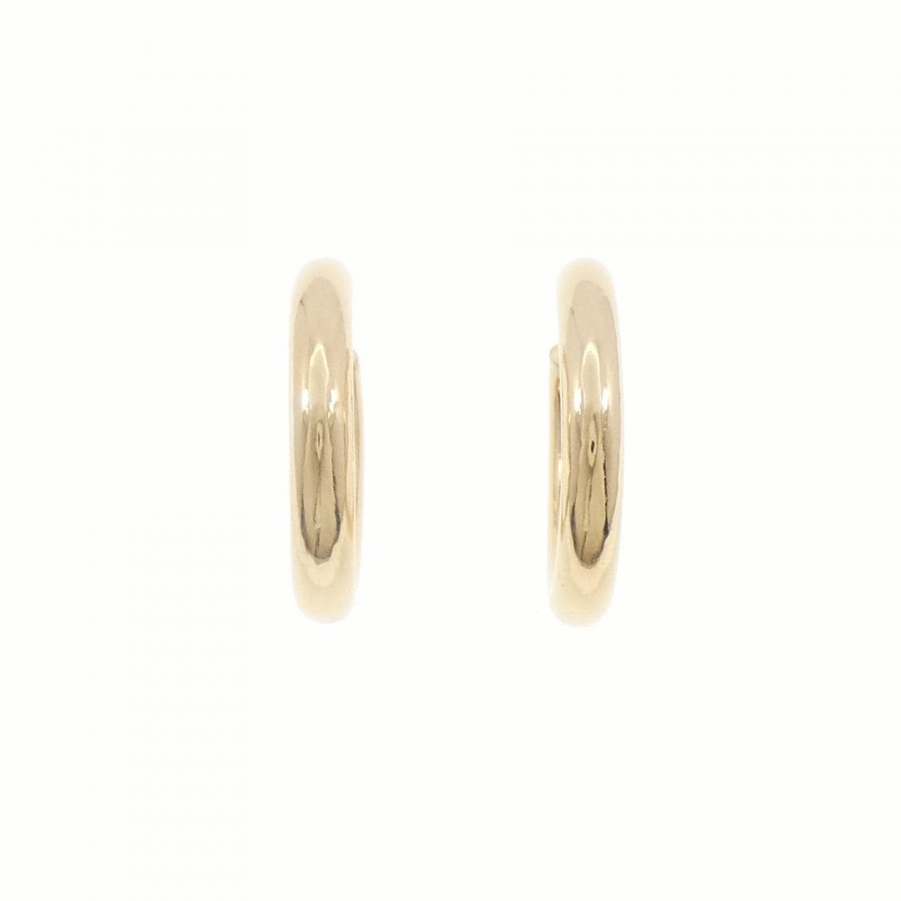 [BRAND NEW] K18YG hoop earrings