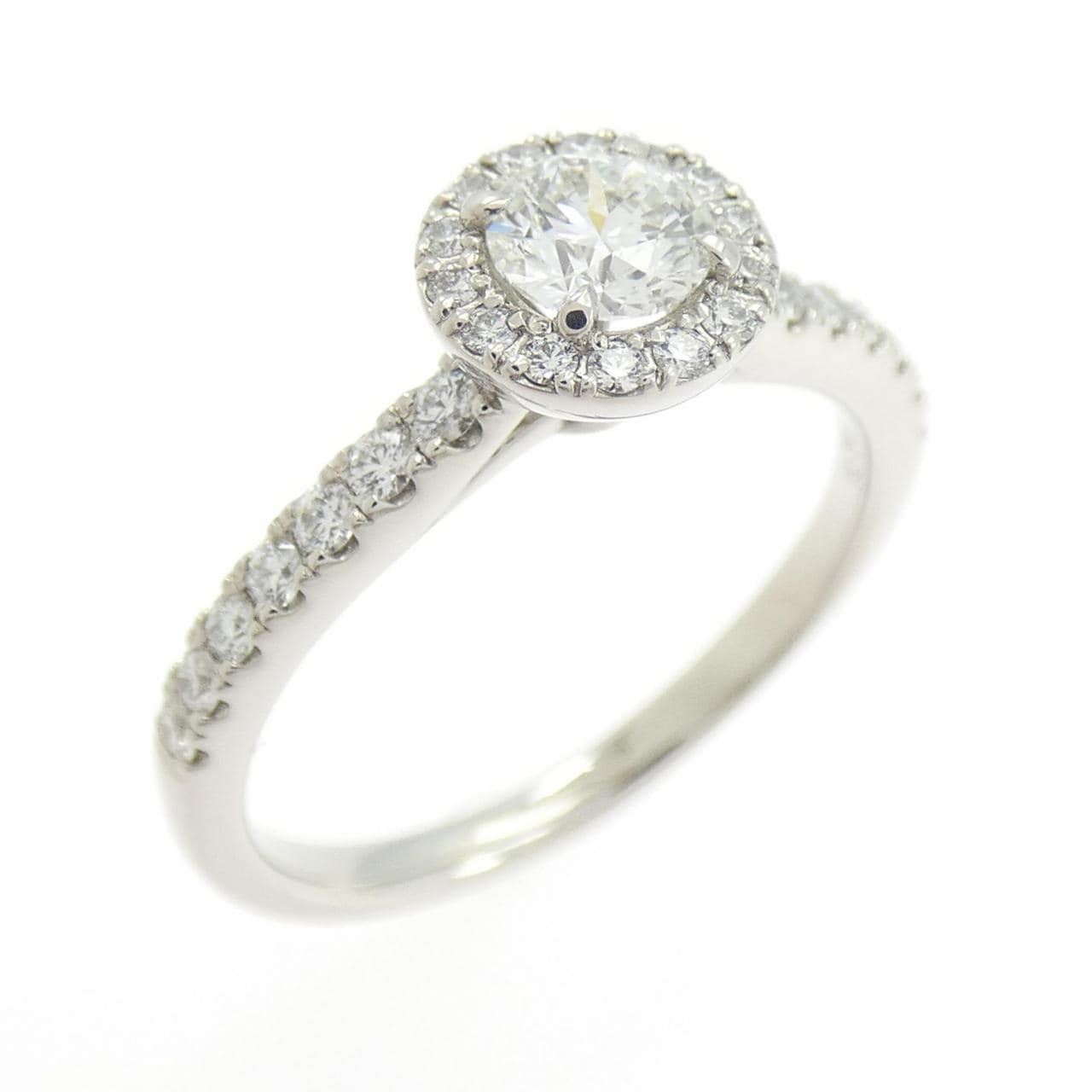 PT950 ダイヤモンド リング 0.347CT G VS1 EXT H&C