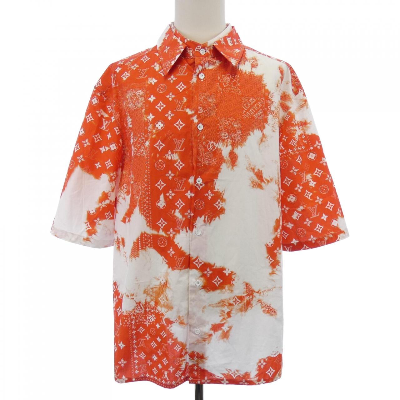 ルイヴィトン LOUIS VUITTON モノグラムバンダナショートスリーブシャツ HNS07XNW0 S/Sシャツ