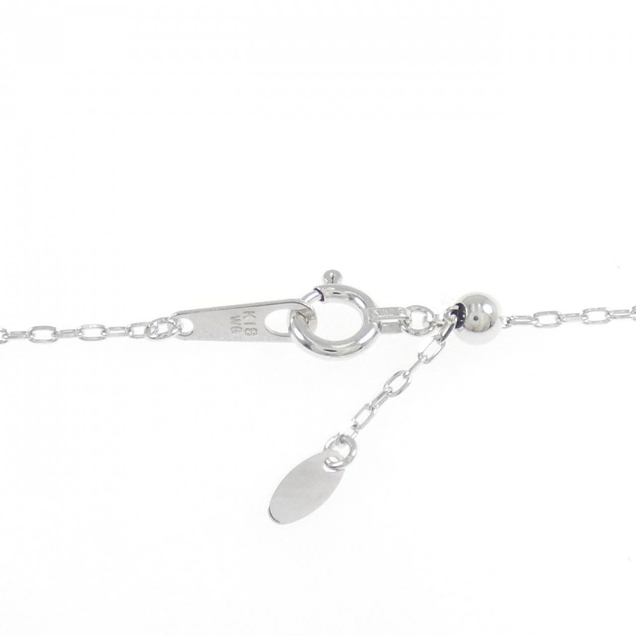 K18WG ダイヤモンド ネックレス