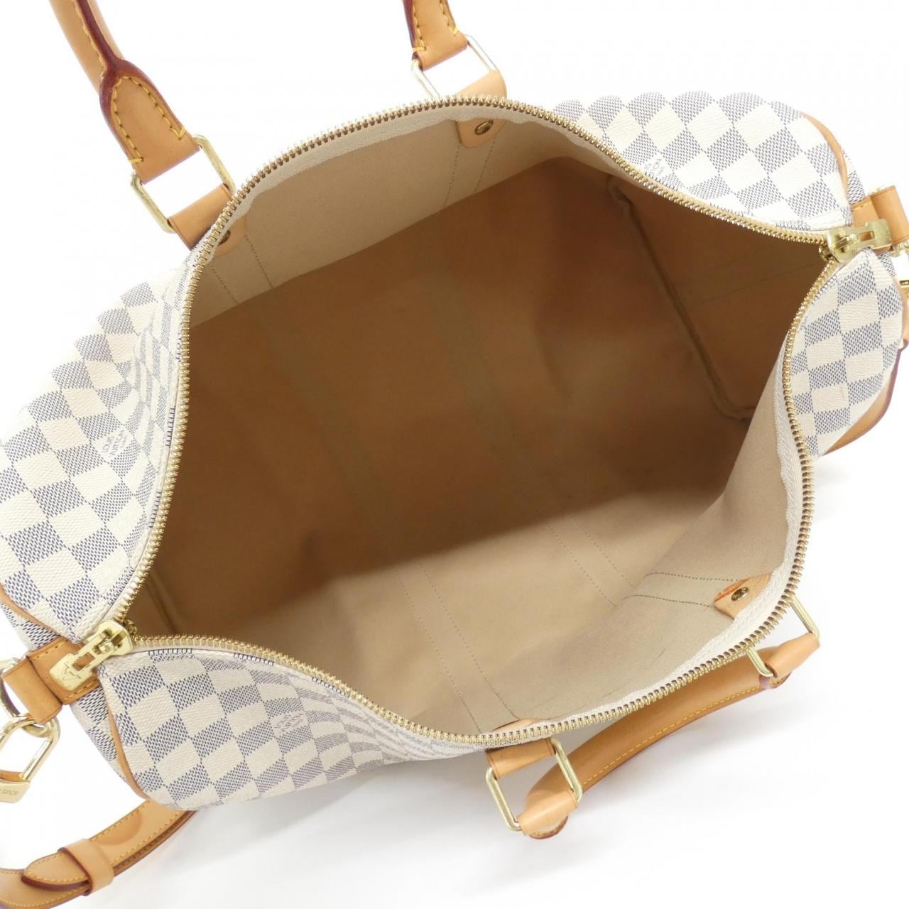 【ヴィンテージ】ルイヴィトン ダミエ アズール キーポル バンドリエール 45cm N48223 ボストンバッグ