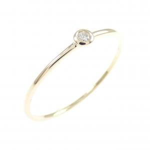【リメイク】K10YG ダイヤモンド リング 0.02CT